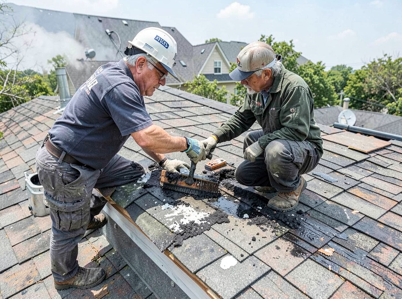 Hail Damage Roof Repair in Ames